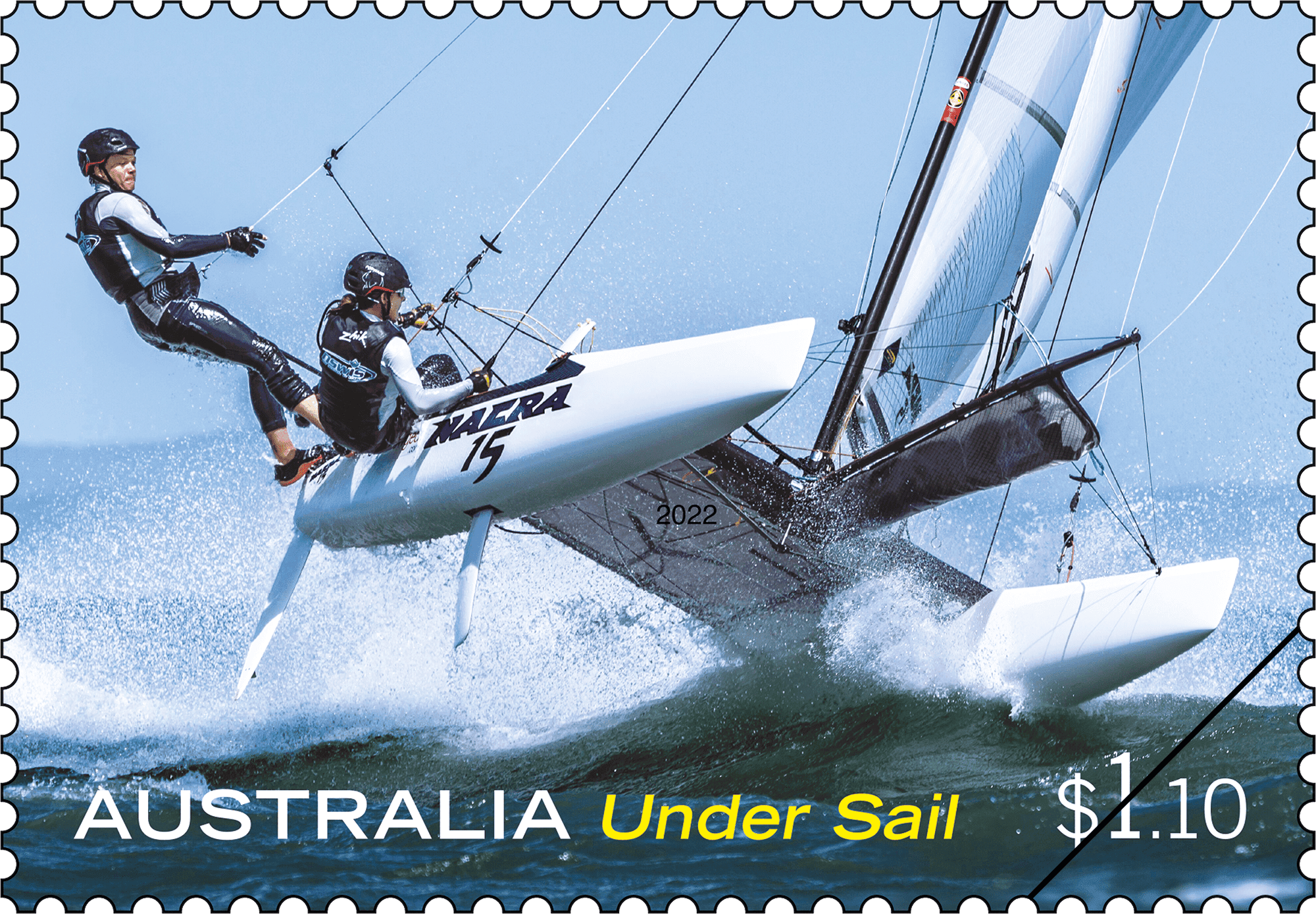 US_skiff_Stamp_400 Catamaran