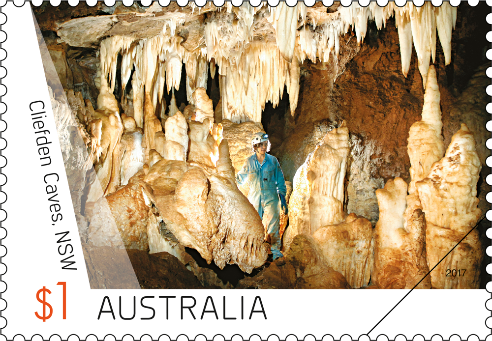 Cliefden Caves, NSW stamp $1 Cliefden Caves, NSW
