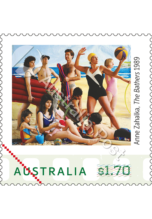 $1.70 Anne Zahalka, The Bathers 1989