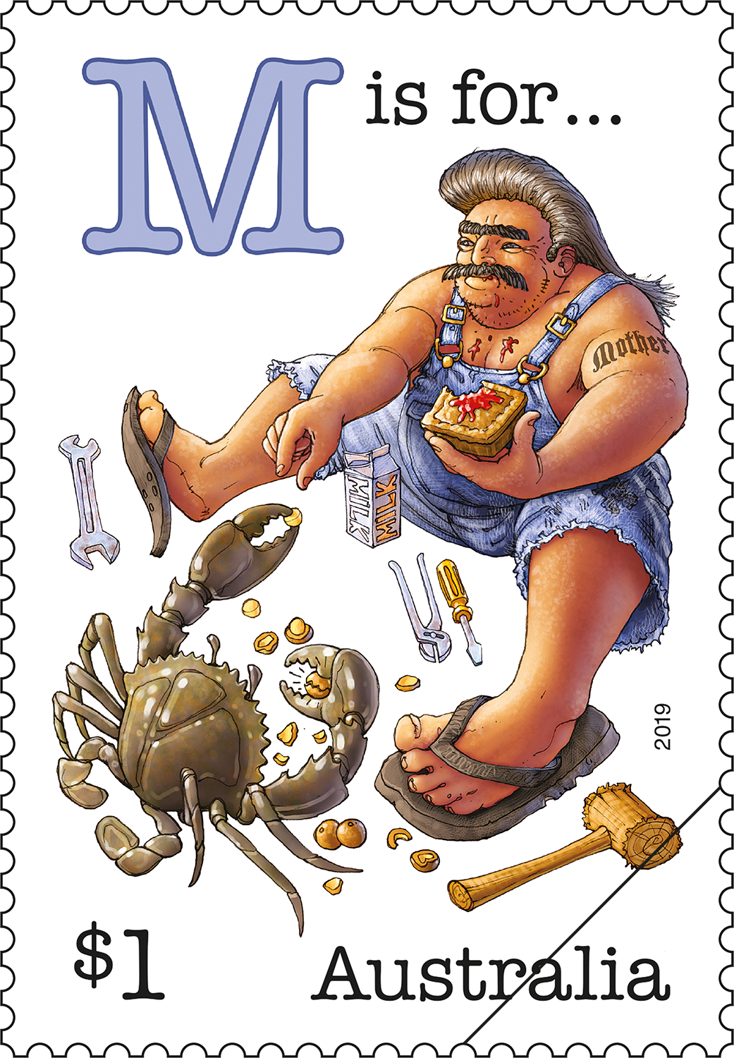 D_Stamp_400 $1 - M is for …