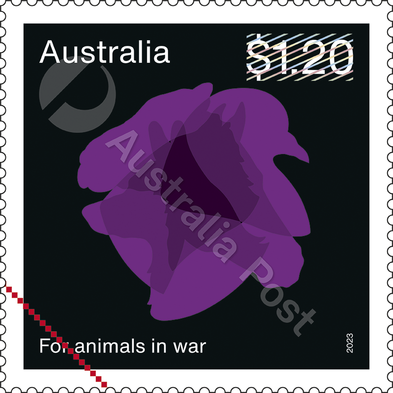 2023_Poppies_Purple_Watermark $1.20 Purple Remembrance Poppy