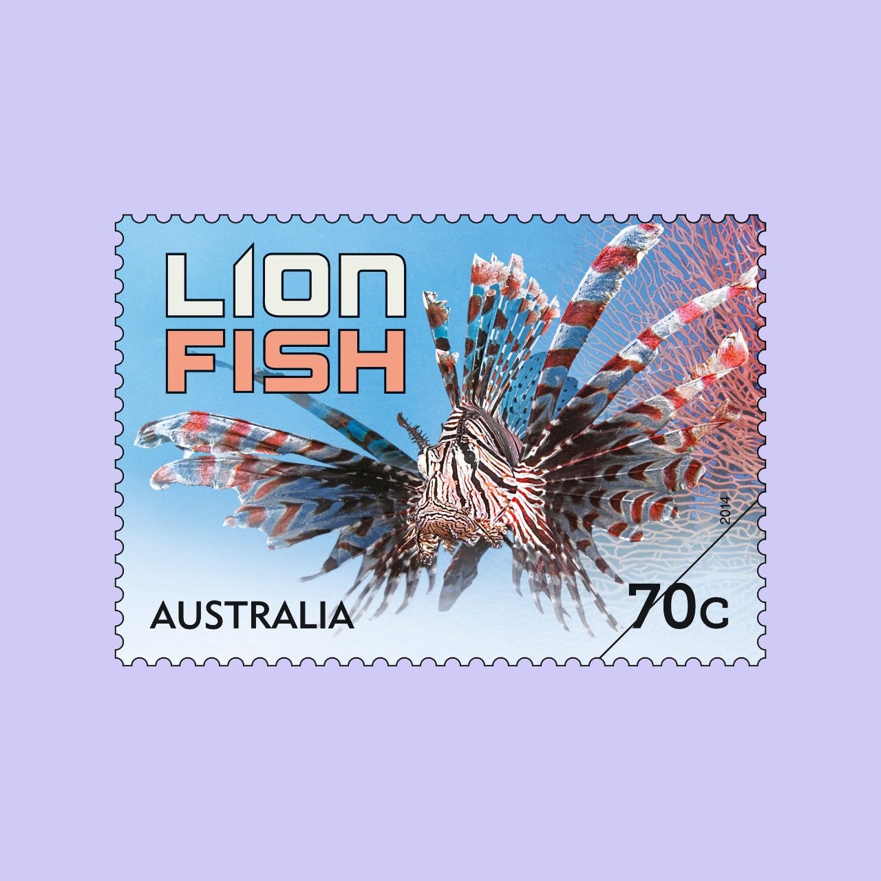 Things That Sting 2014 Lionfish 70c stamp