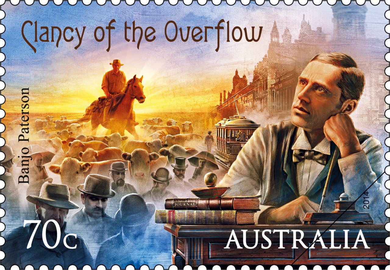 WaltzingMatilda_Stamp_400 70c Clancy of the Overflow