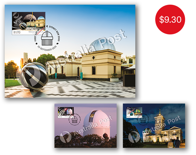 Astronomical Observatories Maxicards