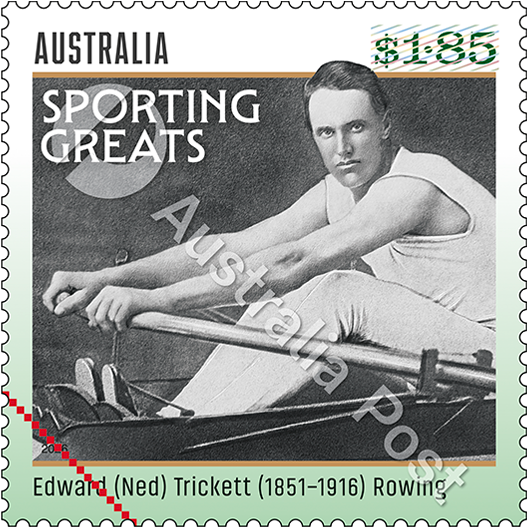$1.85 Edward (Ned) Trickett stamp