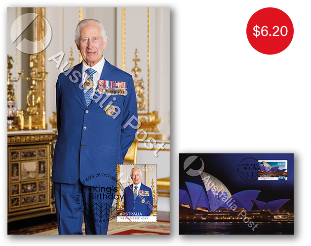 The King's Birthday Maxicards