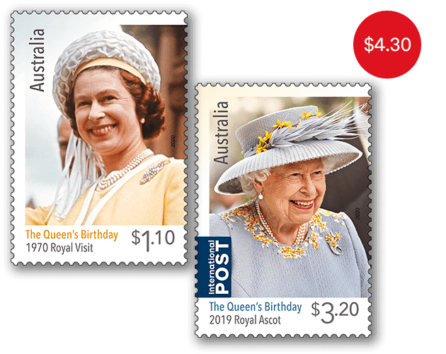 Set of The Queen’s Birthday 2020 stamps