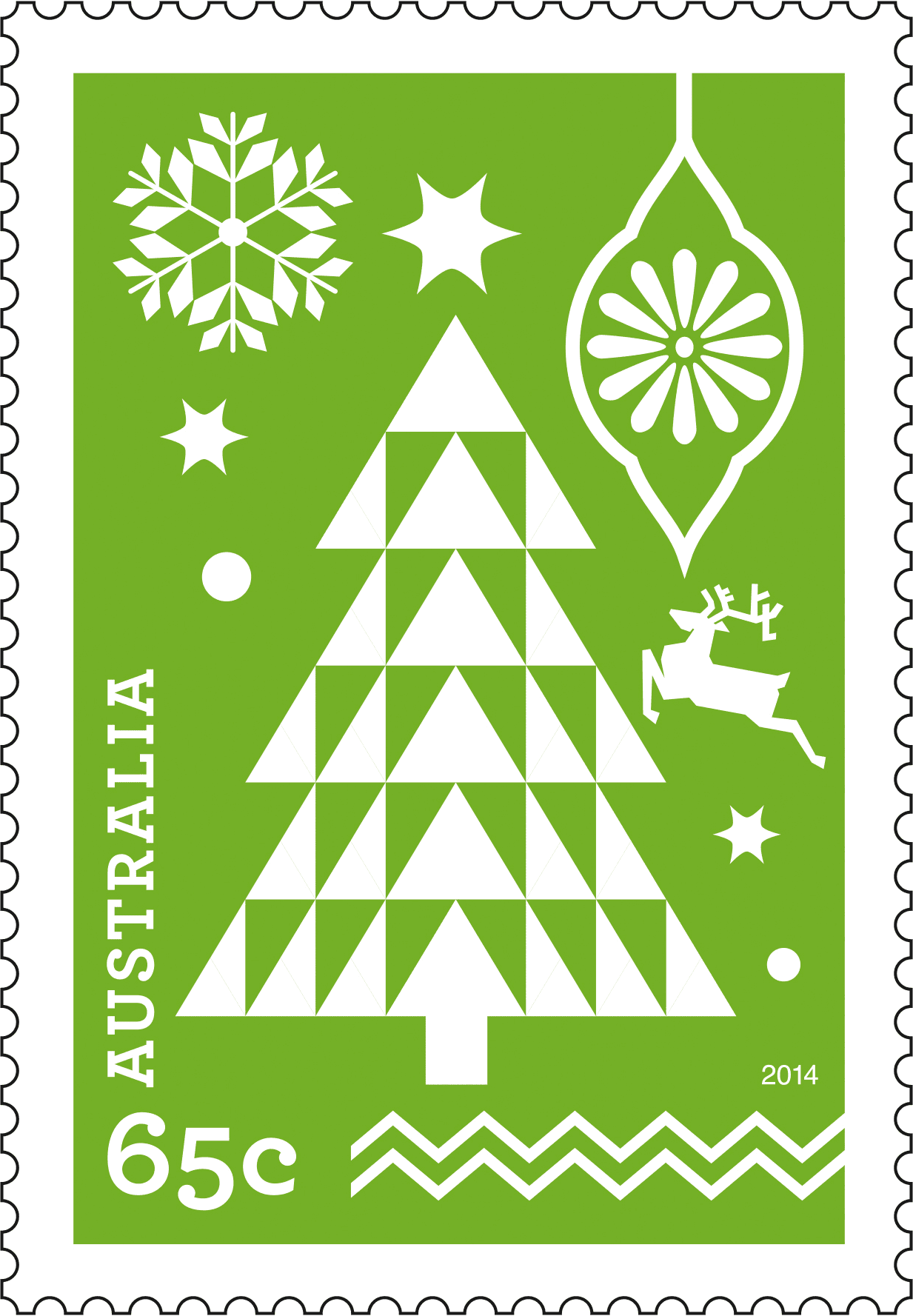 65c Christmas Tree
