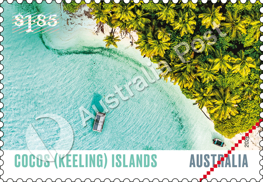 $1.85 Cocos (Keeling) Islands (Pulu Belan Madar) stamp