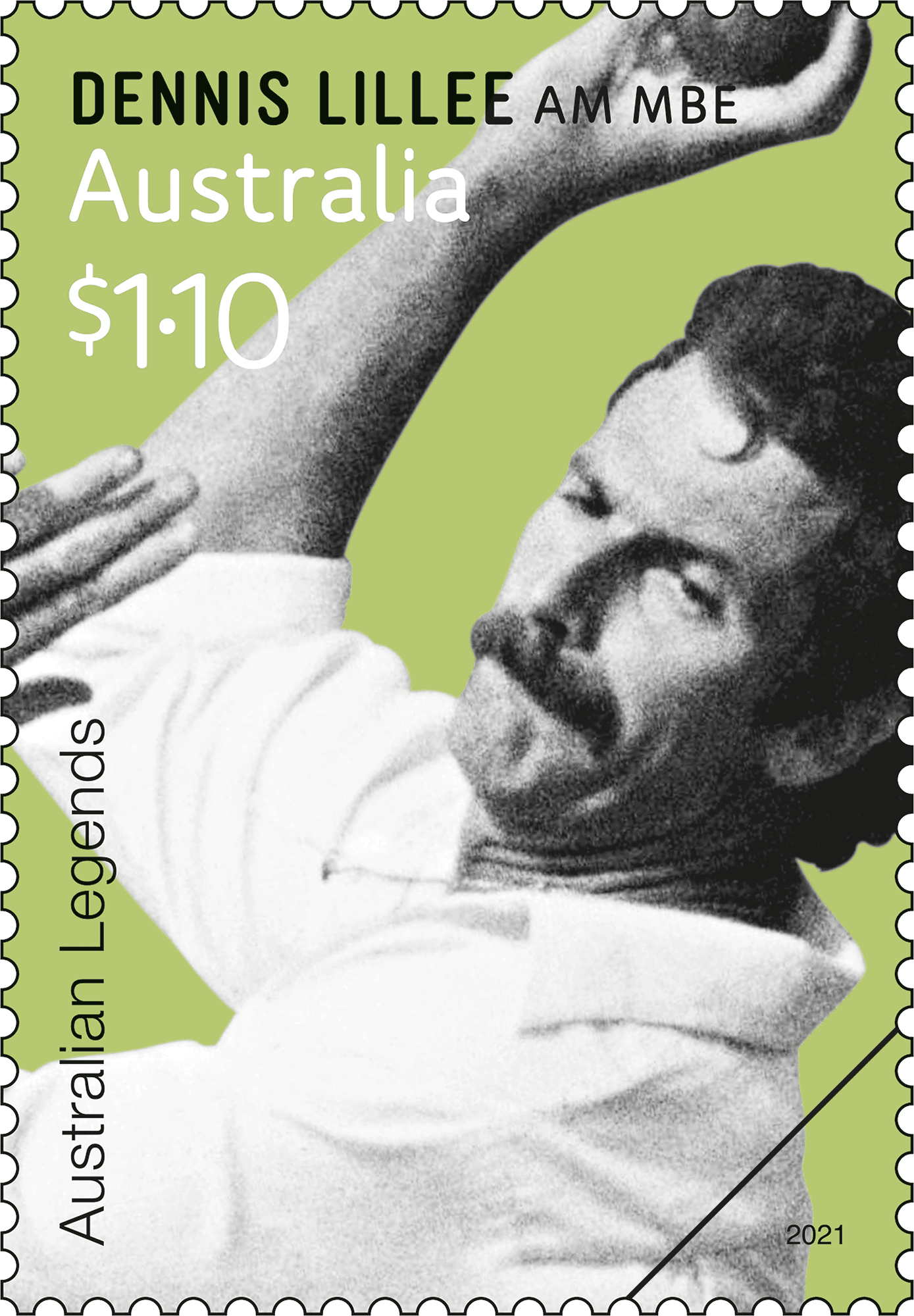 2021_Legends_Adam_Gilchrist_Stamp_400 Australian Legends of Cricket