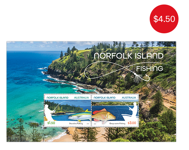 Norfolk Island Fishing Minisheet