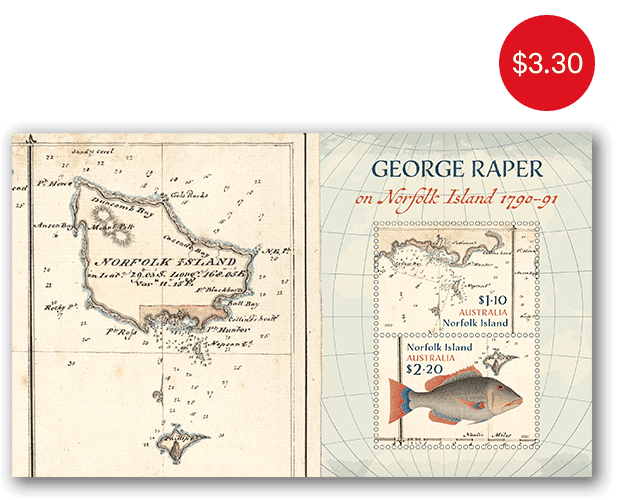George Raper on NI: 1790–91 Minisheet