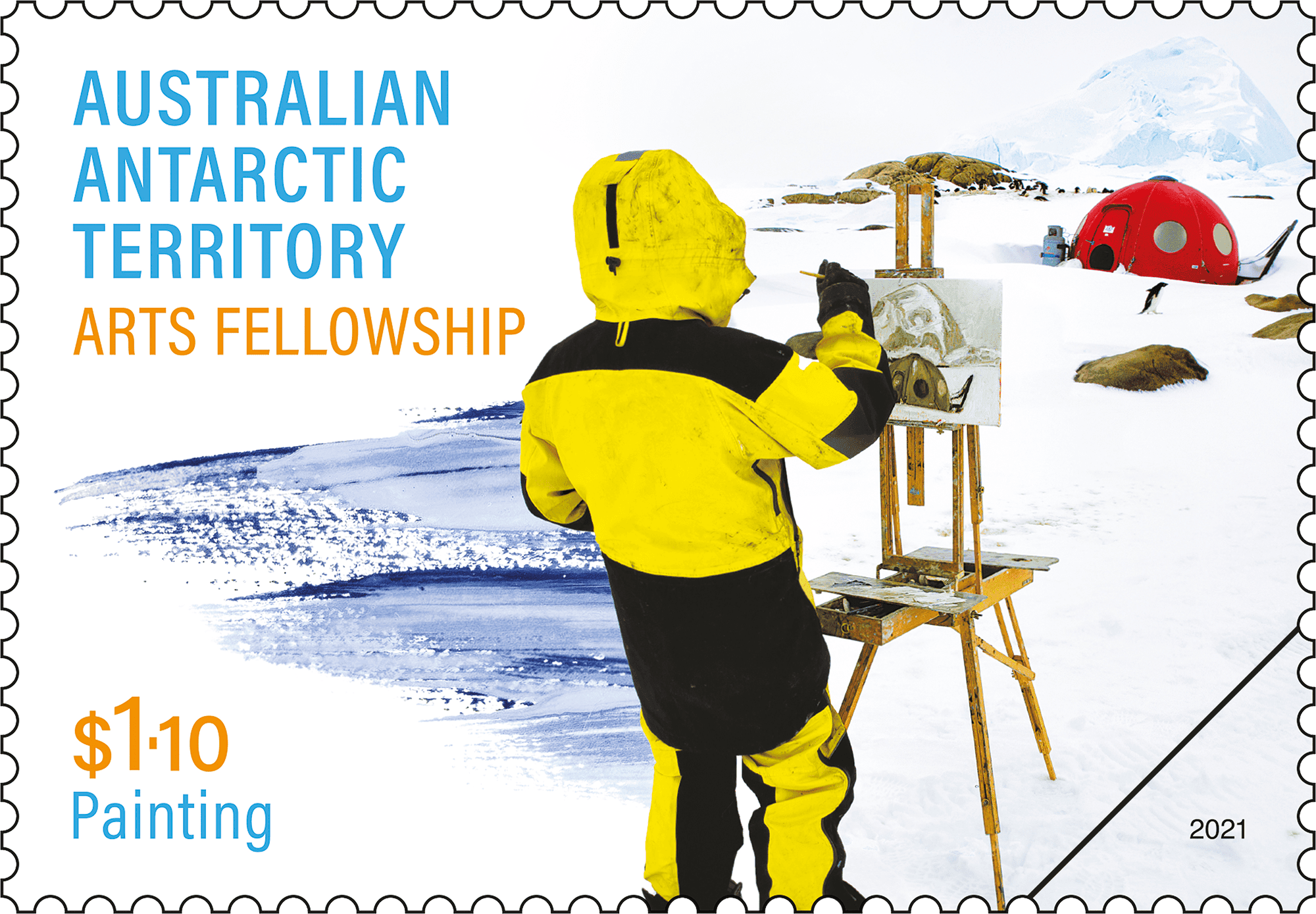 AAT_Arts_fellowship_stamps_04_400 $1.10 - Painting