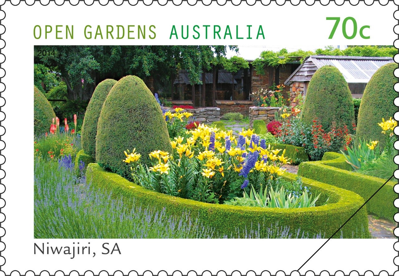 OpenGardens_Stamp04_400 70c Niwajiri, South Australia