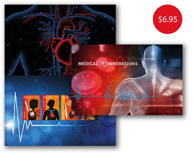 Medical Innovations stamp pack Medical Innovations stamp pack