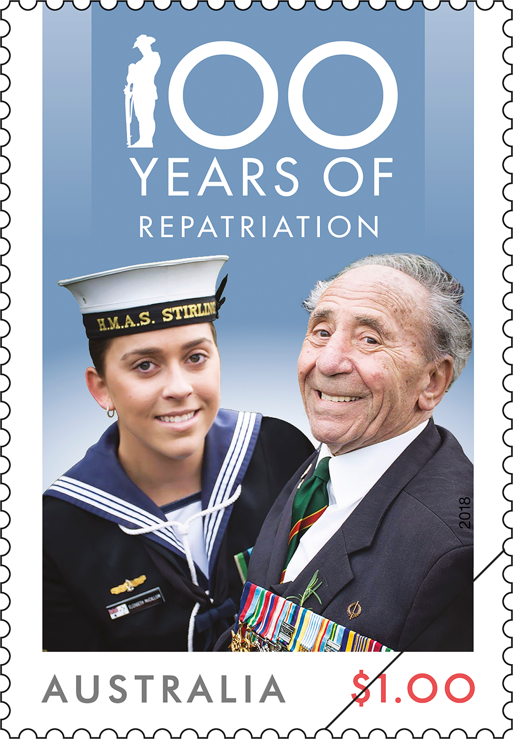 100 Years of Repatriation $1 stamp 100 Years of Repatriation