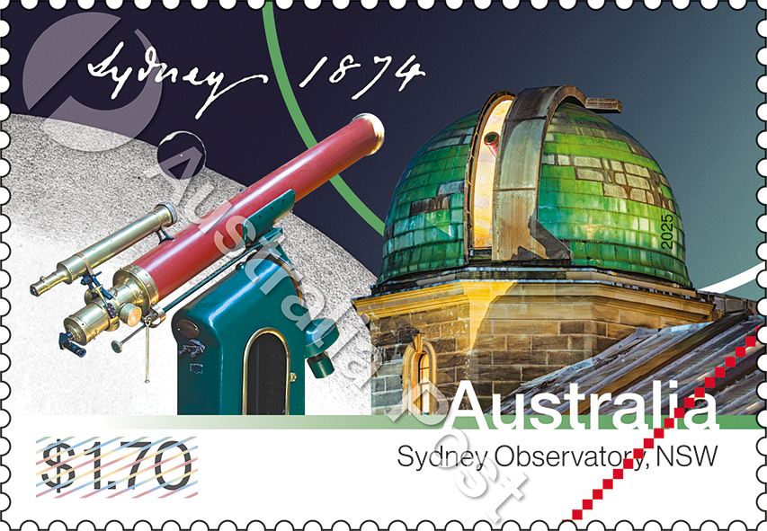 Space_Observatories_Stamp_03_400_WM Sydney Observatory, NSW