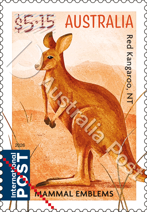 $5.15 Red Kangaroo, NT stamp