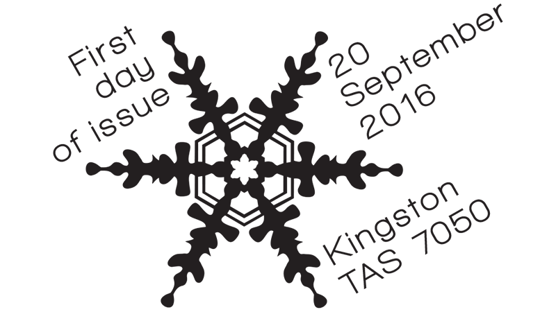 AAT: Ice Flowers postmark AAT: Ice Flowers
