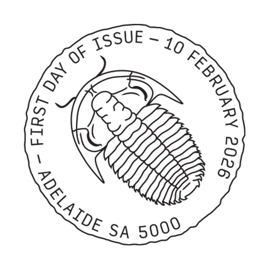 Creatures of the Palaeozoic First Day of Issue Postmark