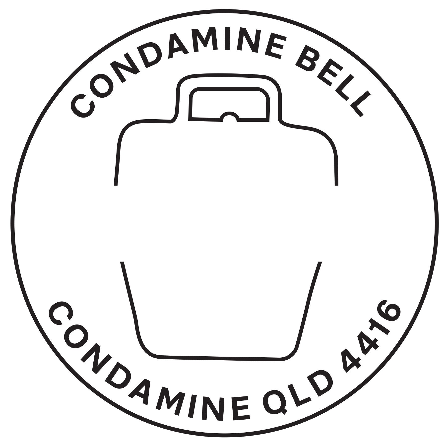 Condamine bell postmark