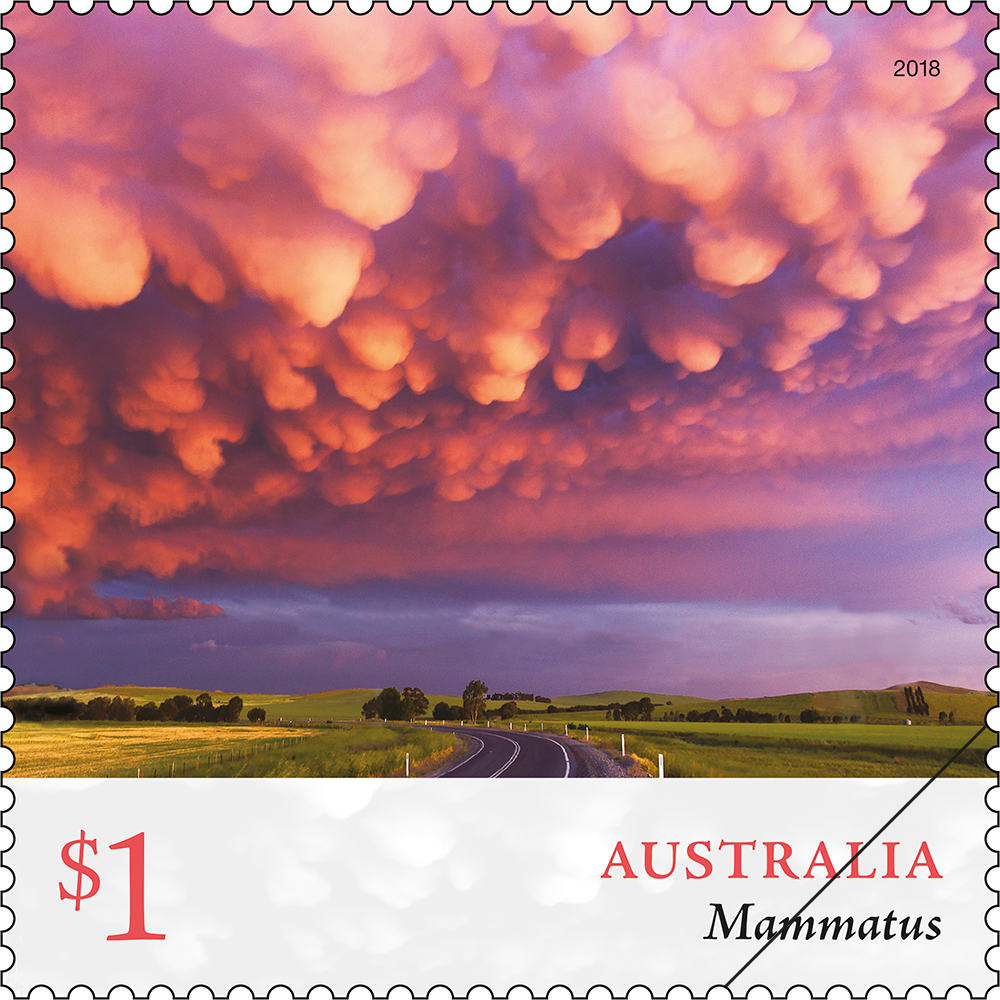 Cloudscapes Mammatus stamp Cloudscapes