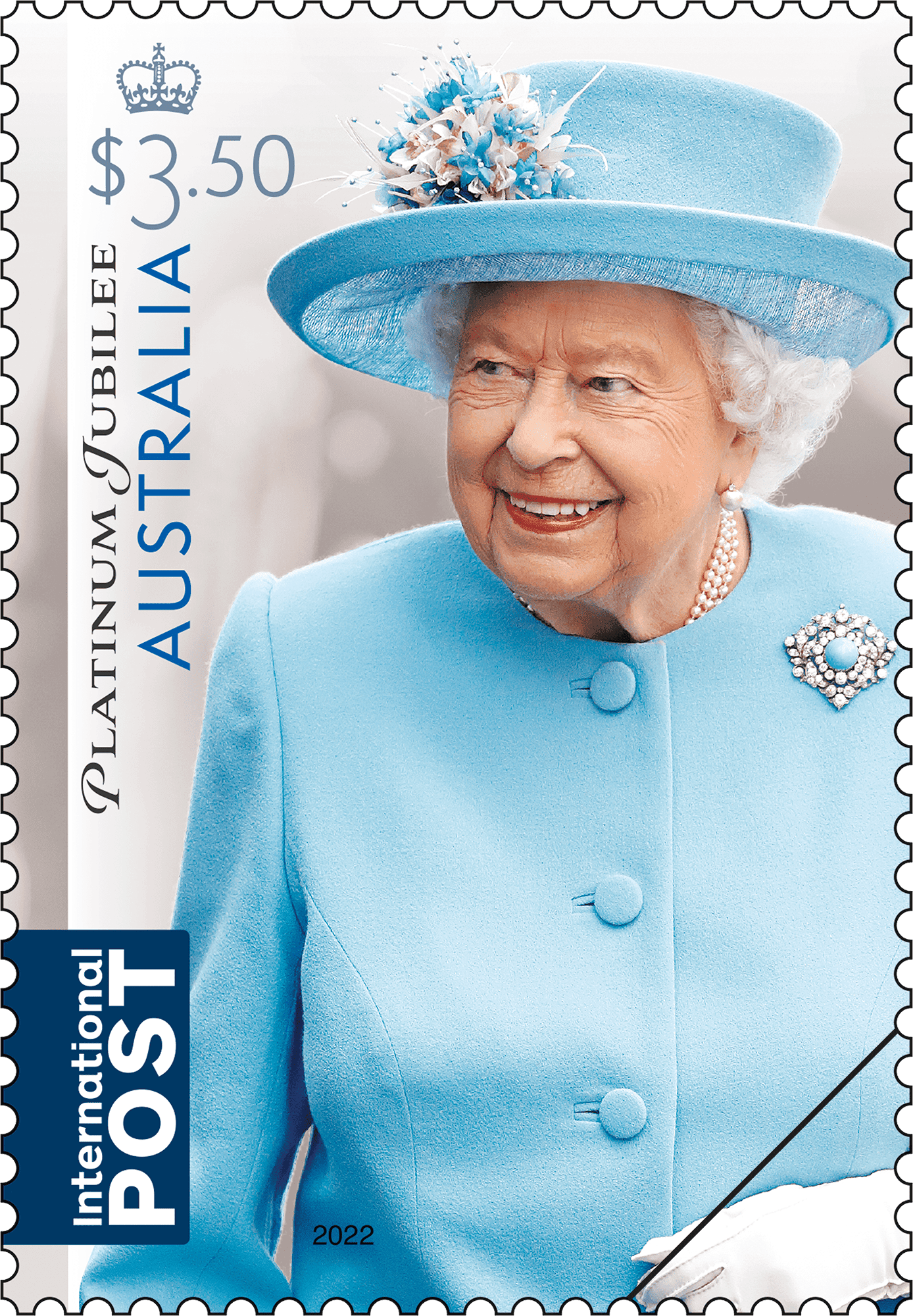 2022_Queen_Birthday_Stamp_01_400 $3.50 - Queen Elizabeth II, 2019